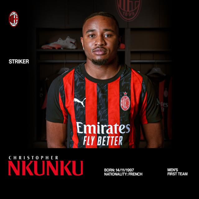 AC米兰官方：恩昆库正式加盟，签约至2030年